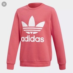 Pink Adidas Crewneck Sweatshirt